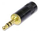 מחבר נויטריק NEUTRIK NYS231BG-LL CONN, 3.5MM PHONE, PLUG, 3POS, CABLE