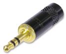 מחבר נויטריק NEUTRIK NYS231LBG CONN, 3.5MM PHONE, PLUG, 3POS, CABLE