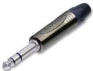 מחבר נויטריק NEUTRIK NP3X-BAG PLUG, 6.35MM, BLACK/NICKEL, 3POLE