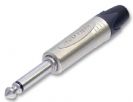 מחבר נויטריק NEUTRIK NP2X PLUG, 6.35MM, 2POLE