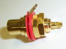 מחבר נויטריק NEUTRIK NYS367-2 RECEPTACLE, PHONO, CHASSIS, RED, 1WAY