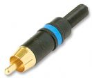מחבר נויטריק NEUTRIK NYS373-6 PLUG, PHONO, BLUE
