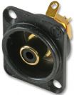 מחבר נויטריק NEUTRIK NF2D-B-0 SOCKET, PHONO, BLACK, D, BLACK