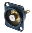 מחבר נויטריק NEUTRIK NF2D-WT-B CONNECTOR, RCA/PHONO, JACK