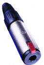 מחבר נויטריק NEUTRIK NJ3FC6 CONNECTOR, RCA/PHONO, JACK, 3 POSITION