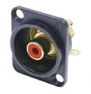 מחבר נויטריק NEUTRIK NF2D-R-B CONNECTOR, RCA/PHONO, JACK, 1 POSITION