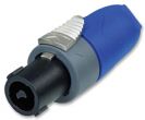 מחבר נויטריק NEUTRIK NL2FX CONNECTOR, SPEAKON, SOCKET, 2POLE, CABLE