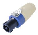 מחבר נויטריק NEUTRIK NL4FX-9 PLUG, SPEAKON, WHITE