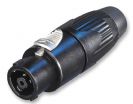 מחבר נויטריק NEUTRIK NLT8FX-BAG SOCKET, SPEAKON, BLACK, 8WAY