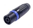 מחבר נויטריק NEUTRIK NLT4MX-BAG CONNECTOR, SPEAKER, PLUG, 4 POSITION