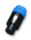 מחבר נויטריק NEUTRIK NL8FC PLUG, SPEAKON, 8POLE