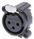 מחבר נויטריק NEUTRIK NC3FAAH1 SOCKET, XLR, PCB, HORIZONTAL, 3POLE