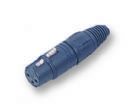 מחבר נויטריק NEUTRIK NC3FXB SOCKET, XLR, FREE, BLACK, 3POLE