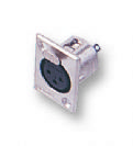 מחבר נויטריק NEUTRIK NC3FP1 SOCKET, XLR, PANEL, 3POLE