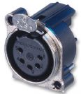 מחבר נויטריק NEUTRIK NC5FBH SOCKET, XLR, PANEL, PCB, 90DEG, 5POLE