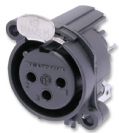 מחבר נויטריק NEUTRIK NC3FAAV1 SOCKET, XLR, PCB, VERTICAL, 3POLE