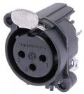 מחבר נויטריק NEUTRIK NC3FAAV1 CONNECTOR, XLR, RECEPTACLE, 3POS