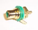 מחבר נויטריק NEUTRIK NYS367-5 SOCKET, PHONO, CHASSIS, GREEN