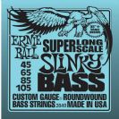 מיתרים לבס ארני בל ERNIE BALL 2849 Slinky Nickel Wound Super Long Scale Bass 45-105