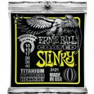 מיתרים לחשמלית ארני בל ERNIE BALL 3121 Coated Titanium RPS Regular Slinky Electric 10-46