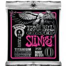 מיתרים לחשמלית ארני בל ERNIE BALL 3123 Coated Titanium RPS Super Slinky Electric 9-42