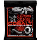 מיתרים לחשמלית ארני בל ERNIE BALL 2730 Cobalt 7-String Skinny Top Heavy Bottom Slinky Electric 10-62