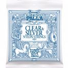 מיתרים לגיטרה קלאסית ארני בל ERNIE BALL 2403 Nylon Classical Clear & Silver