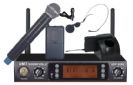 סט מיקרופונים אלחוטיים כפול נטען UMT UHF-5200