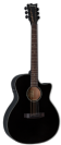 גיטרה אקוסטית ESP Tombstone A-300E BLK