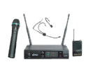 מקלט כפול+2 ידניים או דש/מער"ש 104 תדר MIPRO ACTDMH