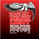 מיתרים לחשמלית ארני בל ERNIE BALL 2206 Medium-Light Nickel w/Wound G 12-54