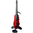 כינור חשמלי 5 מיתרים NS Design WAV5-VN-TR Transparent Red