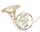 קרן יער (GOLDEN CUP JHFH1902S french horn(four pistones, single silver plated