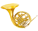 קרן יער (GOLDEN CUP JHFH1903 french horn(four pistones, single lacquer