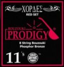סט מיתרים לבוזוקי PRODIGY RED Phosphor Bronze Wound 0.11