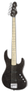 גיטרה בס ESP LTD E-II J-4 QM MAPLE STBLK