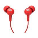 אוזניות In-ear עם מיקרופון JBL C100SI - אדום