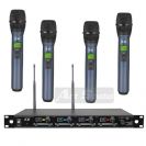 סט של 4 מיקרופונים אלחוטיים ICM IU-2065 Rack