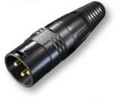 פלג XLR נקבה שחור סומר SOMMER HICON HI-X3CF-B