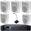 מערכת כריזה BTS PA250PA6Tx5MIC 250W