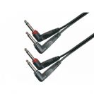 כבל כפול PL אורך 3מ. זווית רוקסטון ROXTONE RACC110L3