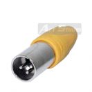מחבר XLR זכר מוגן מים רוקסטון ROXTONE RX082M-WP