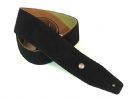 רצועה לגיטרה שחורה ג'ים דאנלופ JIM DUNLOP STRAP SUEDE EBONY