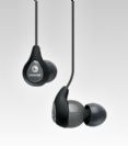 אזניות עם מיקרופון, למופעים עם IEM ולנגני מוסיקה קלה שור SHURE SE112GRm+ inear