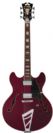 גיטרה רבע נפח + נרתיק D'ANGELICO Premier DC Trans Wine