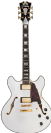 גיטרה 1/4 נפח D'ANGELICO EXCEL DC DOUBLE CUTAWAY White