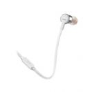 אוזניות In-ear עם מיקרופון כסוף\לבן JBL T210