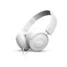 אוזניות קשת עם מיקרופון JBL T450 - לבן