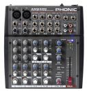 מיקסר 2 מיק', 4 סטריאו, AUX, אפקט פוניק PHONIC AM240D