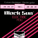 סט מיתרים לגיטרה חשמלית סברז 010 SAVAREZ Black Sun S1290L